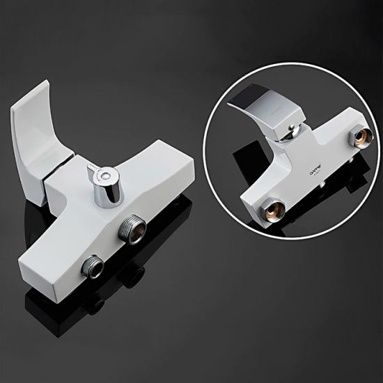 Смеситель для ванны GAPPO G07-8 G2207-7 белый/хром