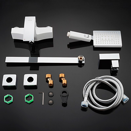 Смеситель для ванны GAPPO G07-8 G2207-7 белый/хром