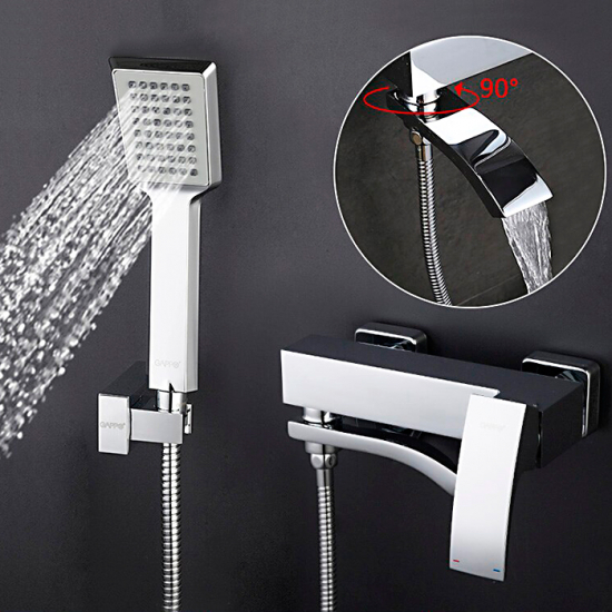 Смеситель для ванны GAPPO G07 G3207 хром