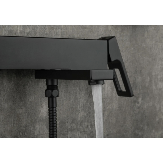 Смеситель для ванны GAPPO G17-6 G3217-6 чёрный