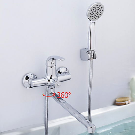 Смеситель для ванны GAPPO G35 G2235 хром