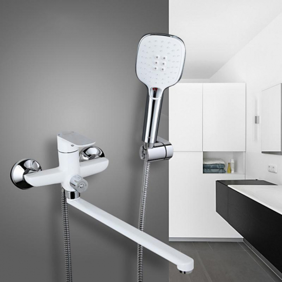 Смеситель для ванны GAPPO G48 G2248 белый/хром