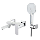 Смеситель для ванны GAPPO G48 G3248 белый/хром