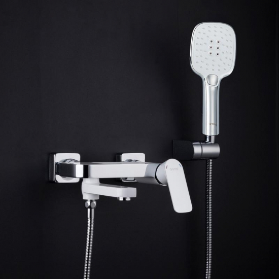 Смеситель для ванны GAPPO G48 G3248 белый/хром