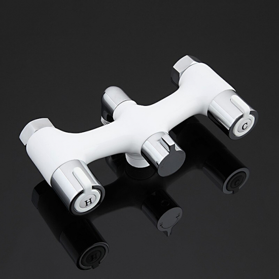 Смеситель для ванны GAPPO G49 G2249 хром/белый