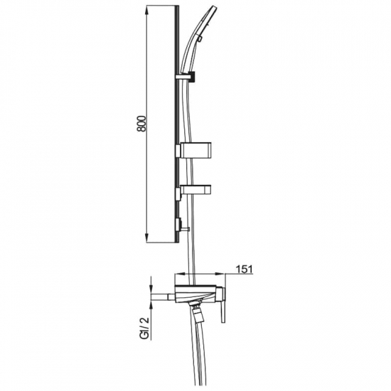 Смеситель для ванны GAPPO G96 G3296-20 хром