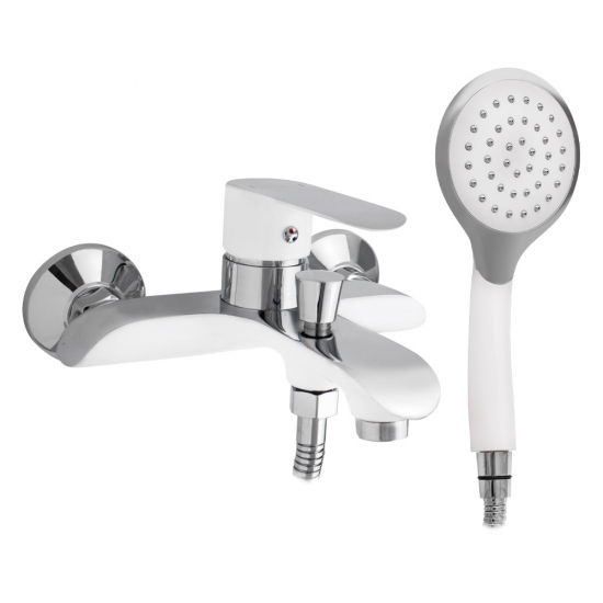 Смеситель для ванны GFMARK 5210 белый/хром