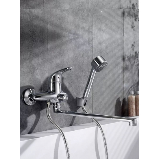 Смеситель для ванны GLAUF KLO7-A048 хром