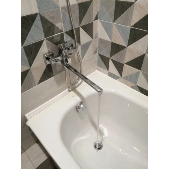 Смеситель для ванны GLAUF NEB7-A123 хром