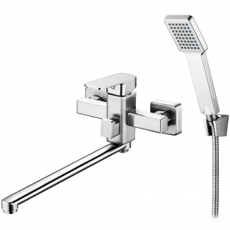 Смеситель для ванны GLAUF NEB7-B123 хром