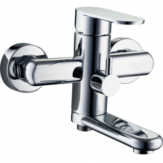 Смеситель для ванны GLAUF NOB3-A128 хром