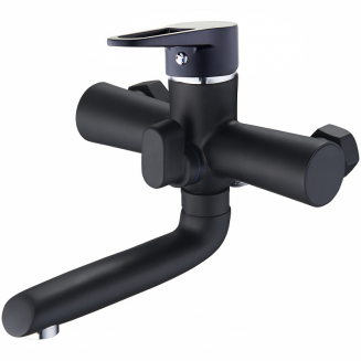 Смеситель для ванны GLAUF NUD3-A045YB чёрный