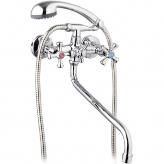 Смеситель для ванны GLAUF QFR7-A827 хром