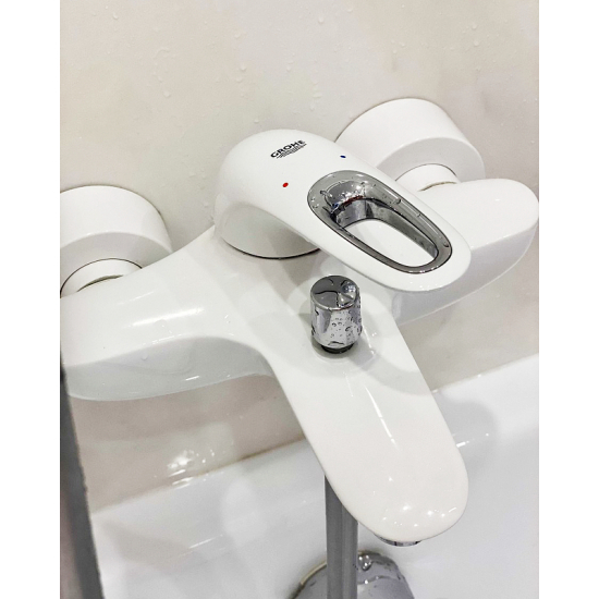 Смеситель для ванны GROHE Eurostyle New 33591LS3 белая луна