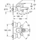 Смеситель для ванны GROHE Eurostyle New 33591LS3 белая луна