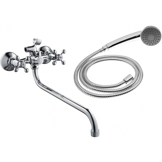 Смеситель для ванны HAIBA HB2208-2 хром