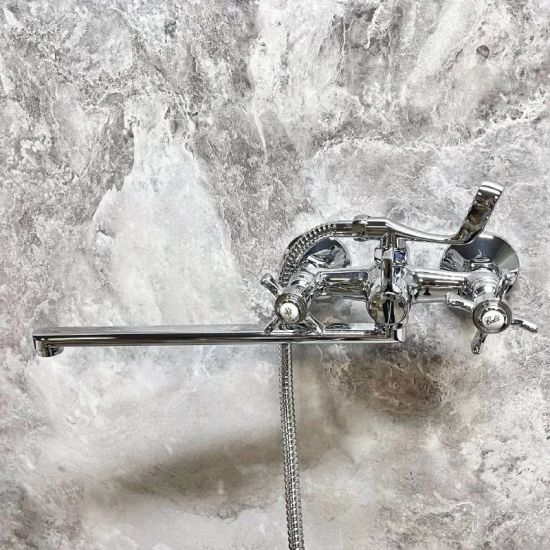 Смеситель для ванны HAIBA HB24 HB2124 хром