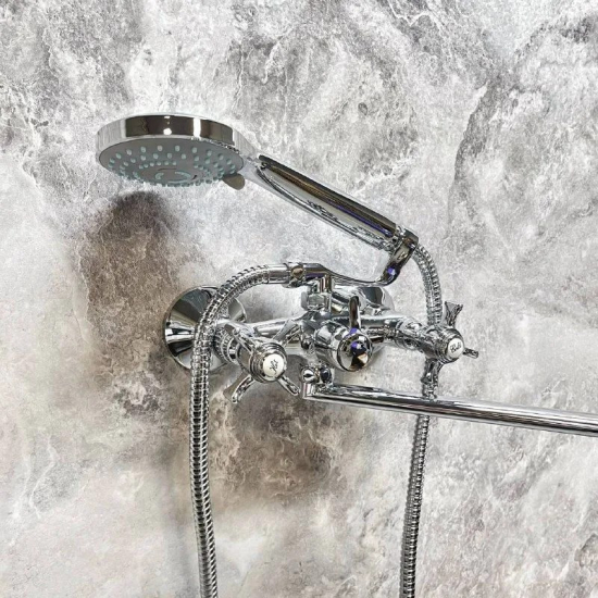 Смеситель для ванны HAIBA HB24 HB2124 хром