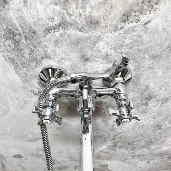 Смеситель для ванны HAIBA HB24 HB2124 хром