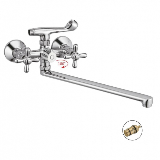 Смеситель для ванны HAIBA HB25 HB2225 хром