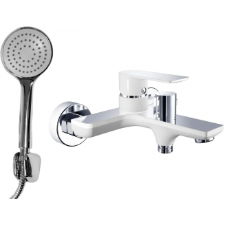 Смеситель для ванны HAIBA HB60505-8 белый/хром