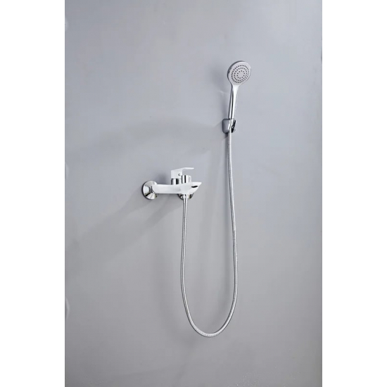 Смеситель для ванны HAIBA HB60505-8 белый/хром