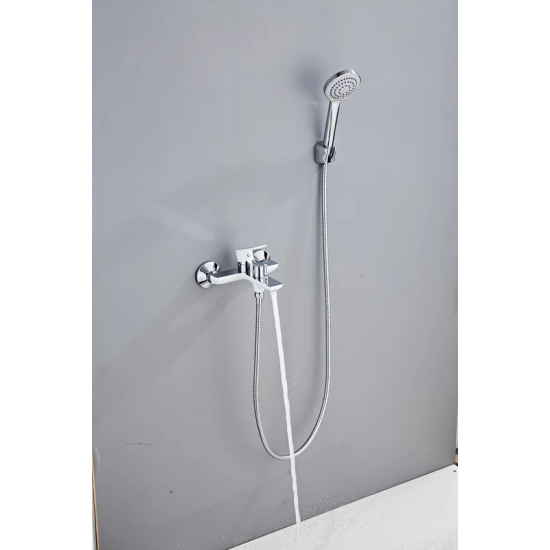 Смеситель для ванны HAIBA HB60505-8 белый/хром