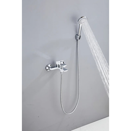 Смеситель для ванны HAIBA HB60505-8 белый/хром