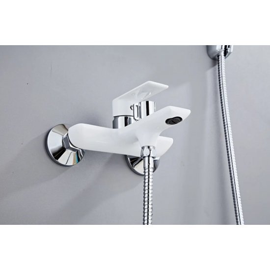 Смеситель для ванны HAIBA HB60505-8 белый/хром