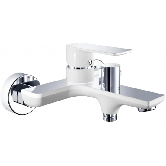 Смеситель для ванны HAIBA HB60505-8 белый/хром