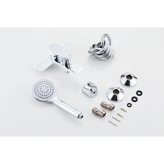 Смеситель для ванны HAIBA HB60505-8 белый/хром