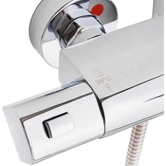 Смеситель для ванны IDDIS Uniterm UNISB02I74WA с термостатом, хром