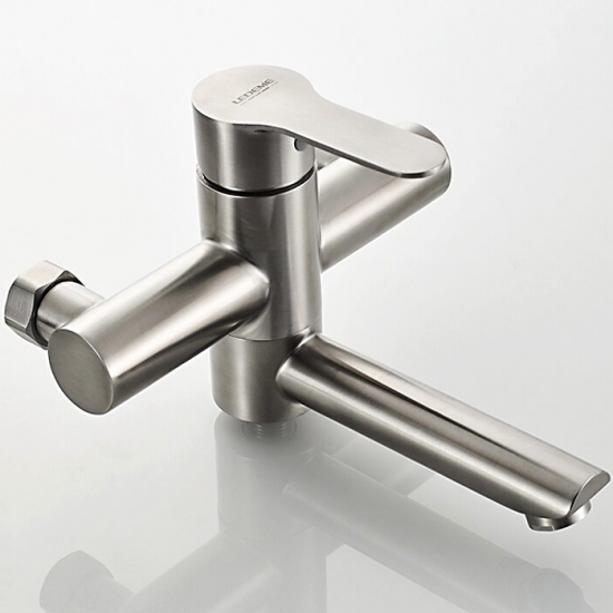 Смеситель для ванны LEDEME H703 L73103 из нержавеющей стали, сатин