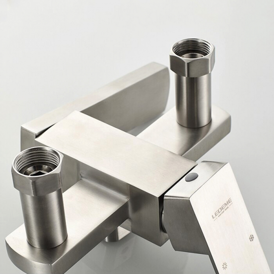 Смеситель для ванны LEDEME H733 L73233 из нержавеющей стали, сатин