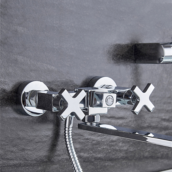 Смеситель для ванны LEDEME H84 L2584 хром