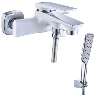 Смеситель для ванны LEMARK Allegro LM5914CW хром/белый