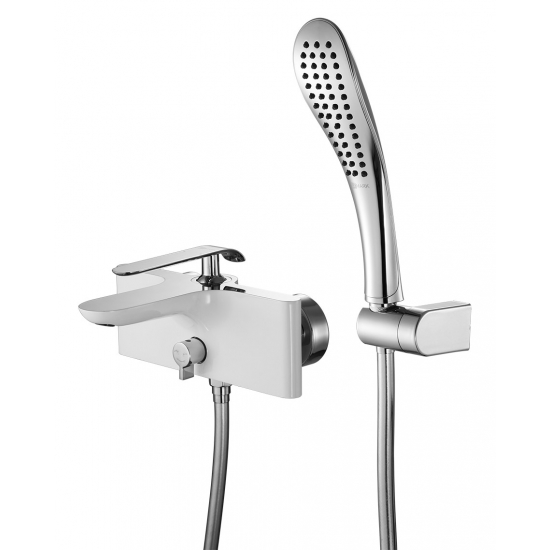 Смеситель для ванны LEMARK Melange LM4914CW белый/хром