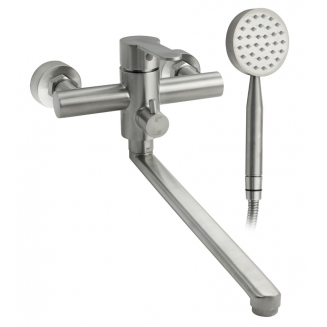 Смеситель для ванны MAGNUS М9229 из нержавеющей стали, сатин