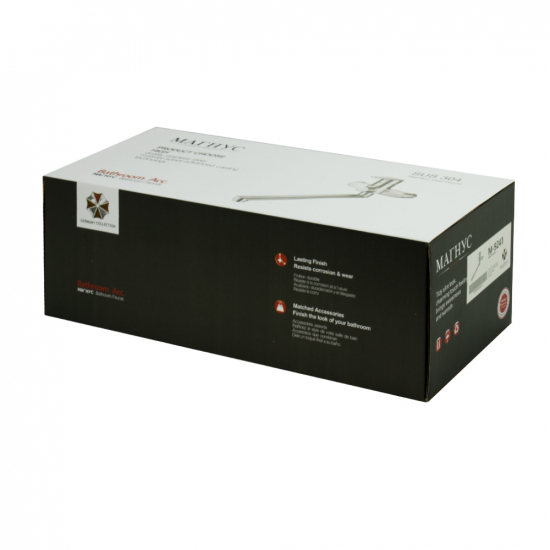 Смеситель для ванны MAGNUS М9241 из нержавеющей стали, сатин