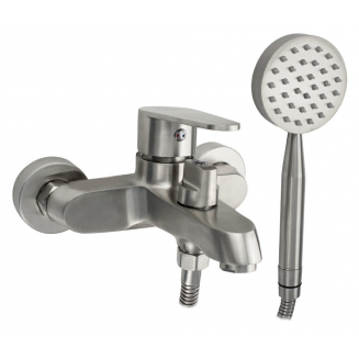 Смеситель для ванны MAGNUS М9242 из нержавеющей стали, сатин