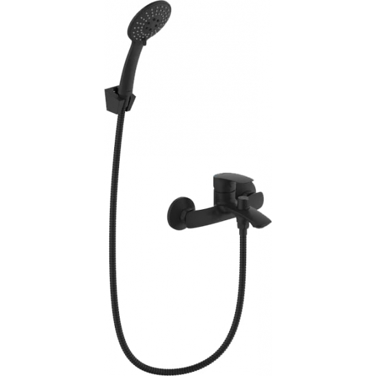 Смеситель для ванны MILARDO Rora RORBL00M02 чёрный матовый