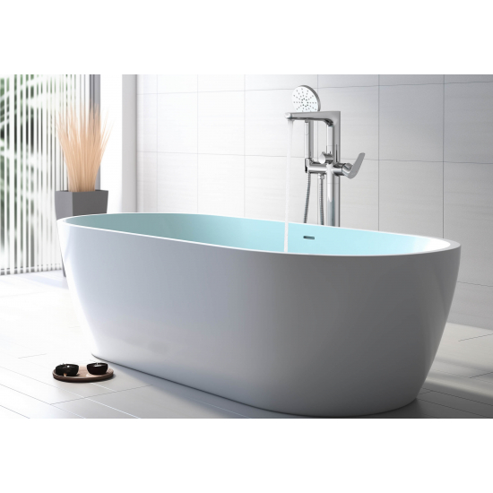 Смеситель для ванны напольный AQUATEK Бетта AQ1145CR С ВНУТРЕННЕЙ ЧАСТЬЮ, хром