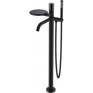 Смеситель для ванны напольный BOHEME Stick 129-BB black diamond black