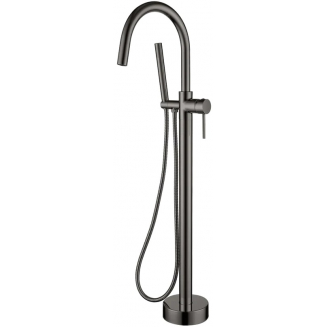 Смеситель для ванны напольный BOHEME Uno 469-GM оружейная сталь