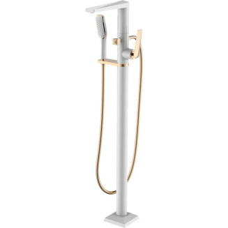 Смеситель для ванны напольный BOHEME Venturo 389-W белый