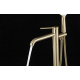 Смеситель для ванны напольный GAPPO G06-3 G3006-3 золотой сатин