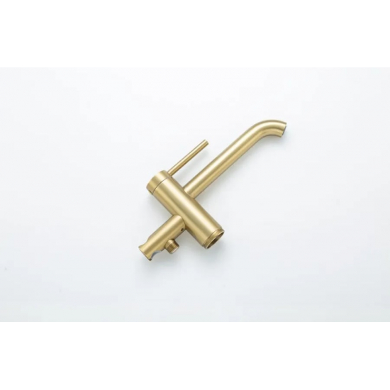 Смеситель для ванны напольный GAPPO G06-3 G3006-3 золотой сатин