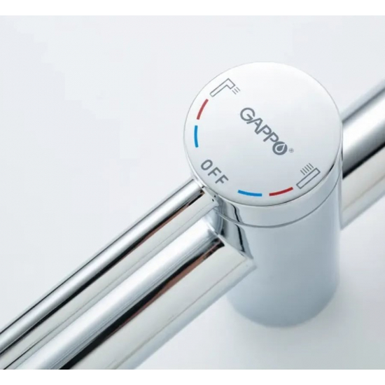 Смеситель для ванны напольный GAPPO G06 G3006 хром