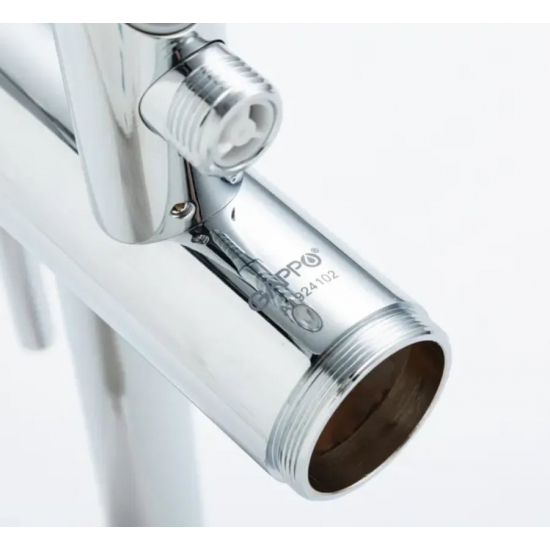 Смеситель для ванны напольный GAPPO G06 G3006 хром