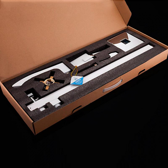 Смеситель для ванны напольный GAPPO G07-8 G3007-8 белый/хром